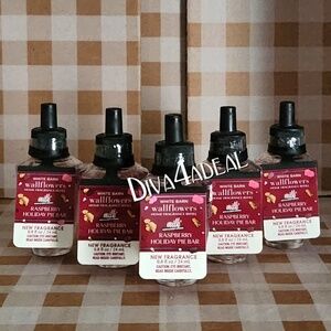 5X Bath & Body Works X Milkbar RASPBERRY HOLIDAY PIE BAR Wallflower Refills